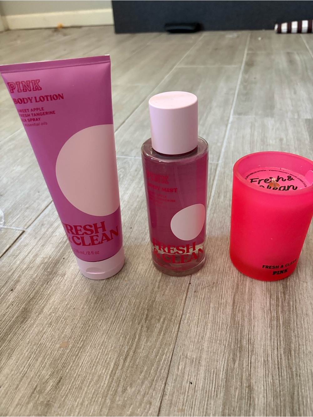 PINK Victoria's Secret fresh and clean bundle nwt